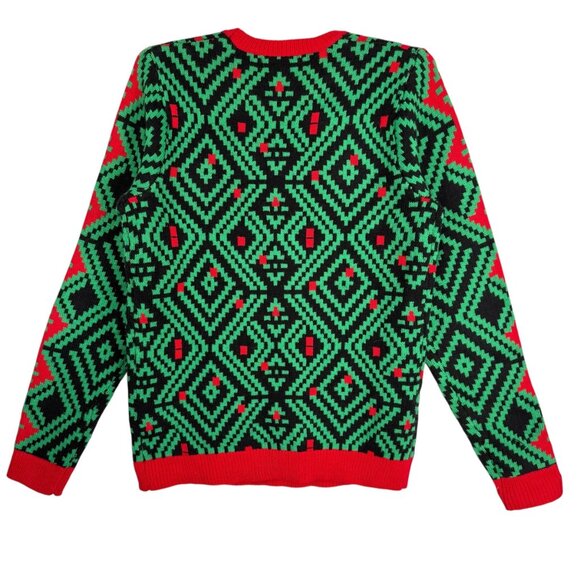 Jolly Sweaters Women's Llama Christmas Sweater Size M Sunglasses Red Collar NWOT - Picture 2 of 9